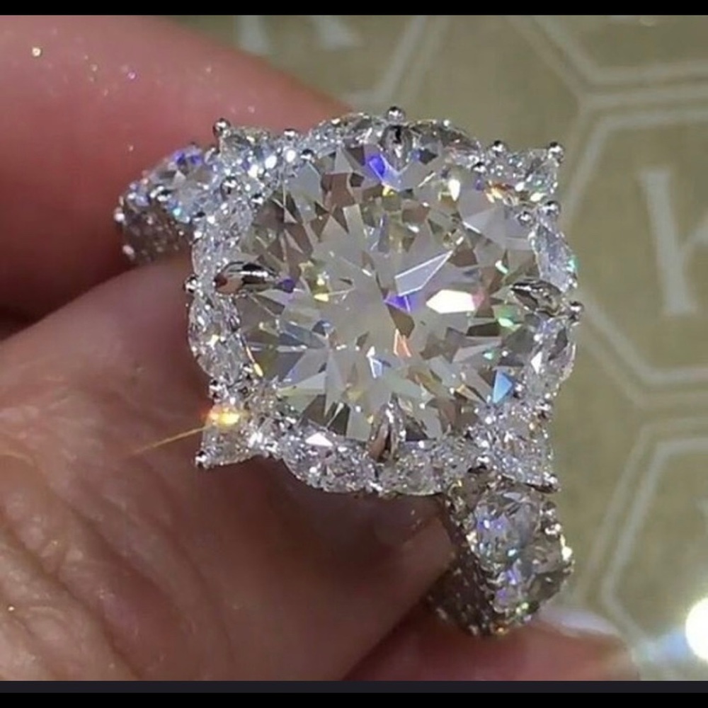 Silver Ring Dazzling Brand Jewelry Silver